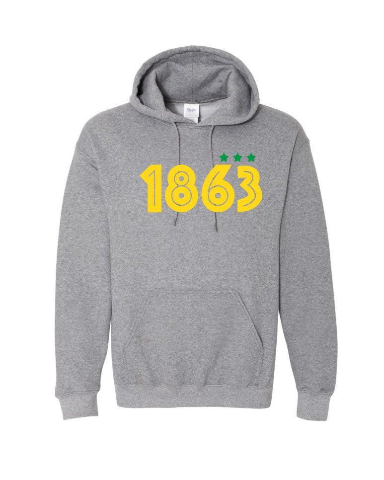 1863 White Hoodie