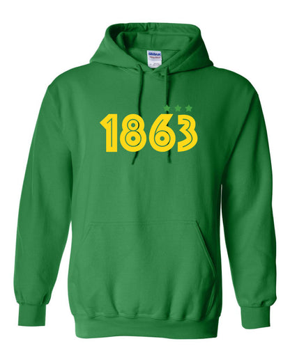 1863 White Hoodie