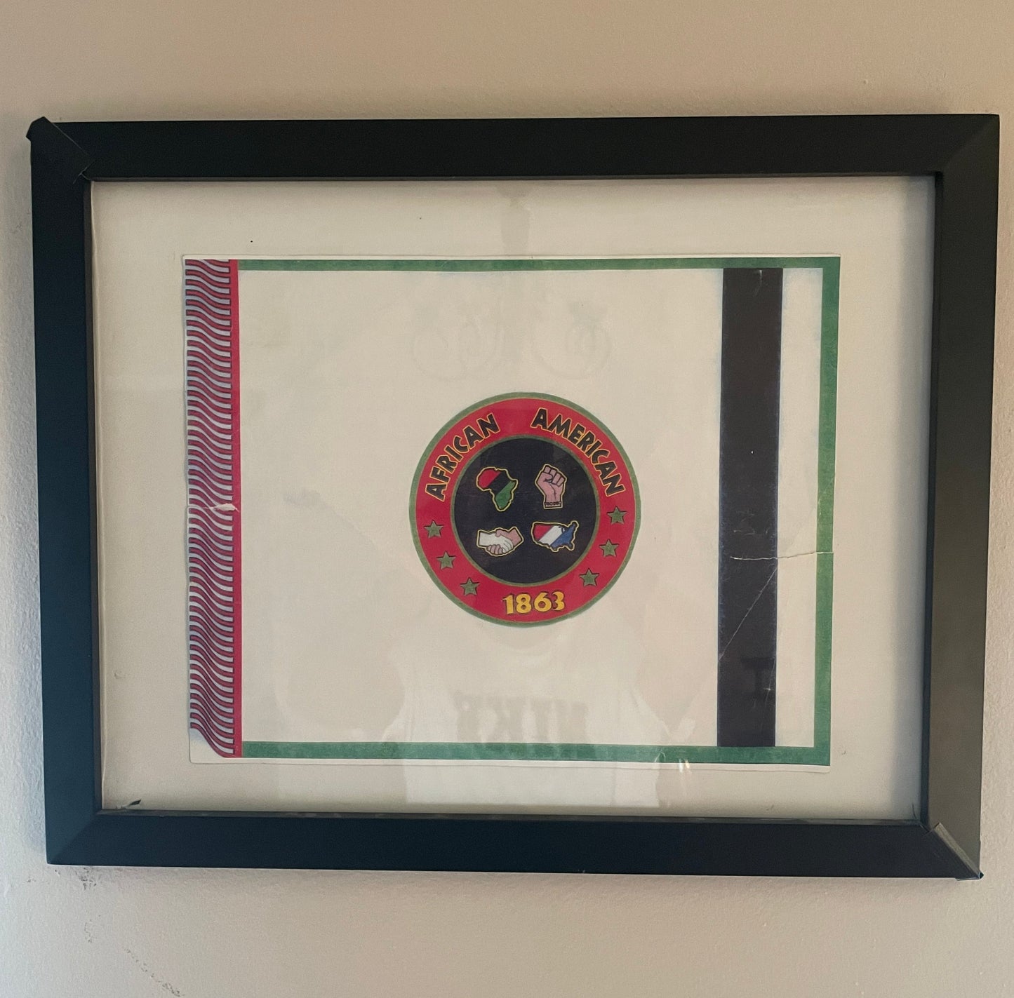 Framed Flag